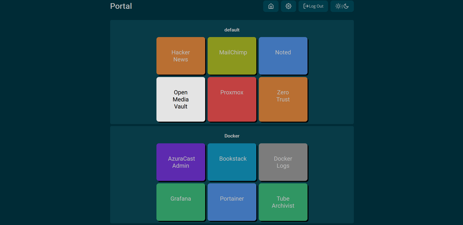Web Portal Screenshot